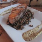SALMON WITH LENTILS