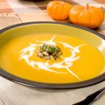Pumpkin Ginger Soup with Sage