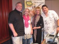 Chef Cat Cora, Kevin Fortun, fitness trainer Marco Reed