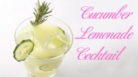 Cucumber Lemonade Cocktail