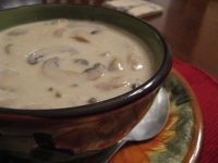 Low-Fat Cream of Mushroom Soup