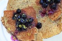 Vegan Pancakes with Berries