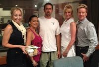 Chef Adam Navidi and Barbie on KABC Bikini Lifestyles