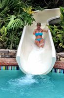 Pool slide at Terranea Resort