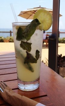 Refreshing Mint Cocktail from Nelsons Terranea Resort