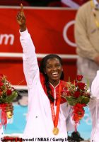 OLYMPIC GOLD MEDALIST DELISHA MILTON JONES, BEIJING