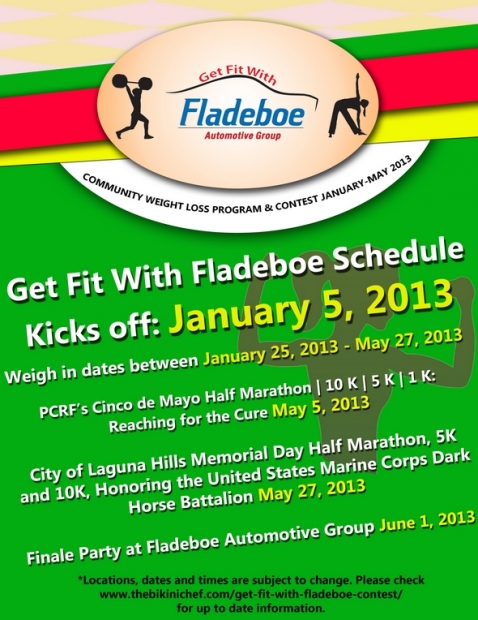 Get Fit With Fladeboe Schedule