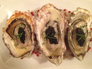 Binchontan-Grilled Oysters