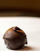 Spiced Almond Butter Dark Chocolate Truffles