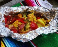 CAMPFIRE CHICKEN HOT OFF THE GRILL