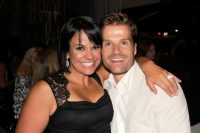 Ali Vincent with Louis Van Amstel