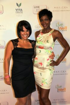 Ali Vincent with Roshumba Williams