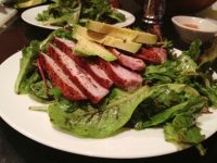 Grilled Pork Loin with Herb Mixed Greens