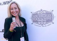 Susan Irby reporting from the red carpet at Los Angeles Food and Wine 2013