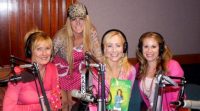 Denice Fladeboe, Missy Wilson, Susan Irby, Susan Campbell Cross on air at Talk Radio 790 KABC