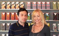 with Jonathan Grahm creator of Compartes Chocolates