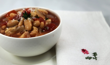 White Bean Soup with Pancetta