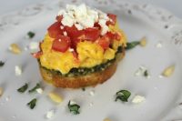 Breakfast Egg Bruschetta