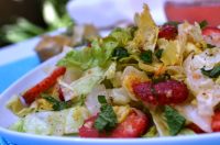 Strawberry Salad with Goldenberry Vinaigrette