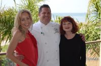 Susan Irby, Chef Jacob Moss, Kac Young at Dolphin Bay Resort