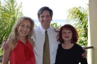 Susan with Kac Young and Terence Concannon of Dolphin Bay Resort