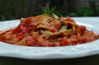 Zucchini Pasta with Marinara