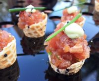 Ahi Tuna Poke cones