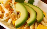 Jicama Avocado Salad with Mango and Cashew