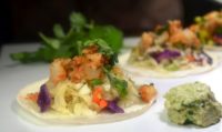 Tri-Spiced Jicama Shrimp Tacos