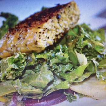 Caesar Salad with Grilled Tempeh