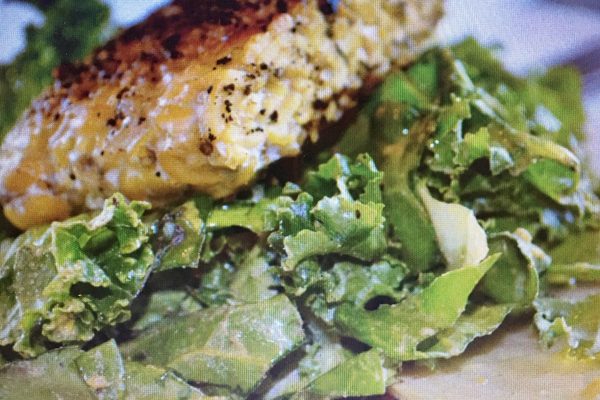 Caesar Salad with Grilled Tempeh