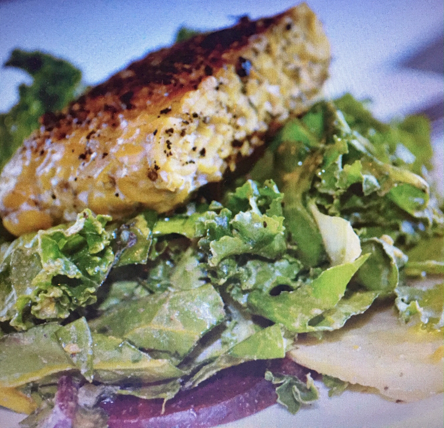 Caesar Salad with Grilled Tempeh