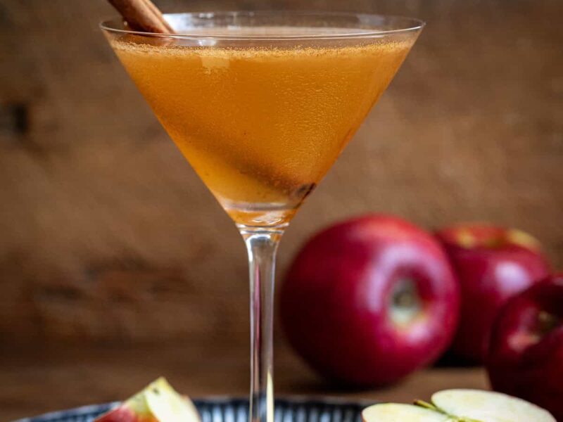 Pomegranate Apple Cider Martini