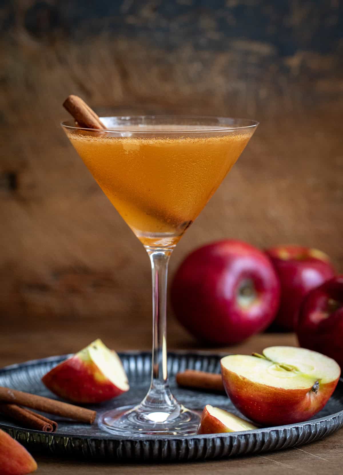 Pomegranate Apple Cider Martini