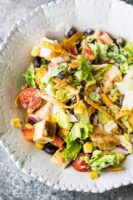 Slow Cooker Shredded Chicken Salad