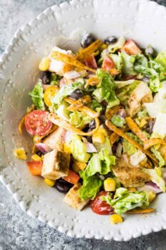 Slow Cooker Shredded Chicken Salad