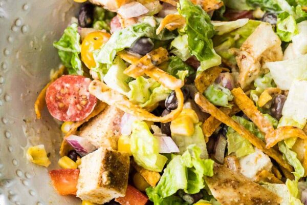 Slow Cooker Shredded Chicken Salad