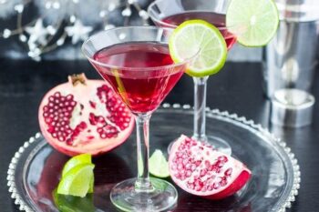 Pomegranate Apple Cider Martini