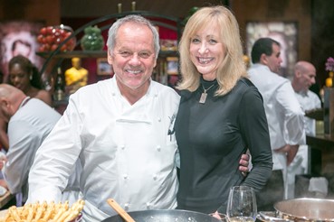 with Chef Wolfgang Puck