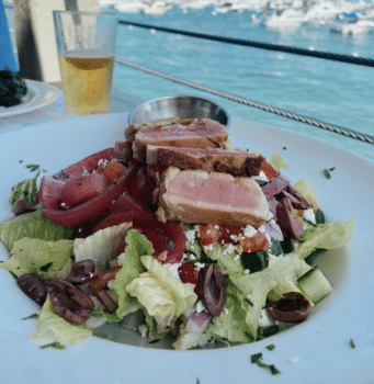 Mediterranean Ahi Tuna Salad at Bluewater Grill