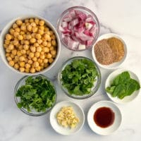 Chickpeas, Parsley, Spices