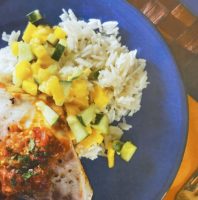 Mahi Mahi with Coconut Rice