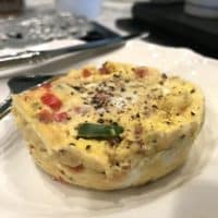 Sundried Tomato Zucchini No Bake Muffin Frittata