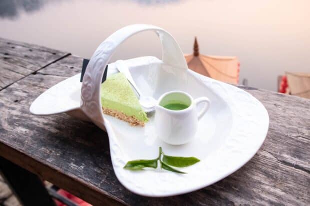 Green Tea Mousse cake