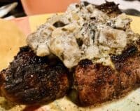 Creamy Mushroom Sauce with Filet Mignon