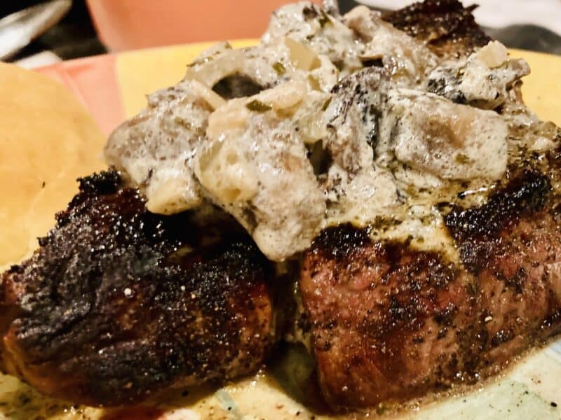 Creamy Mushroom Sauce with Filet Mignon