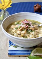 Easy Posole with chicken