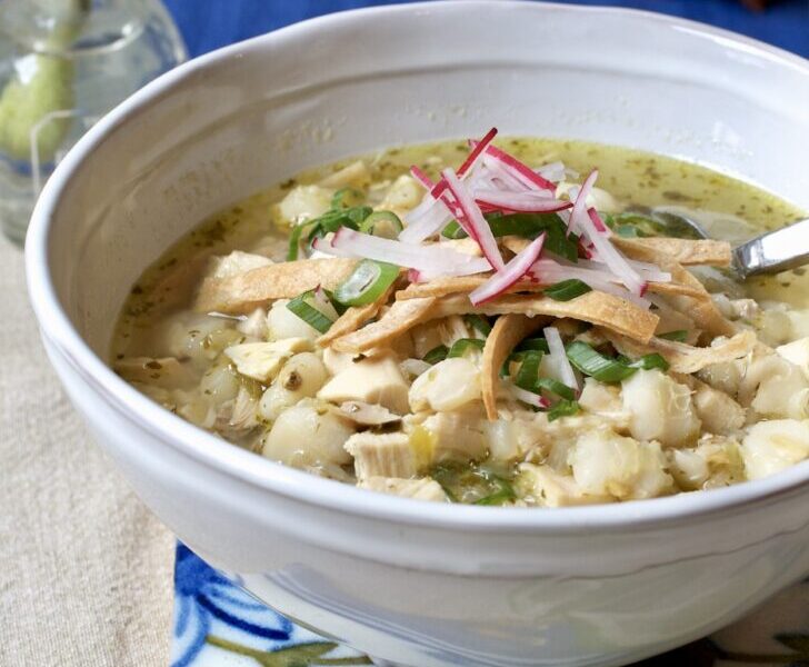 Easy Posole with chicken