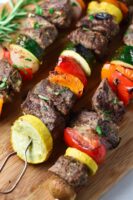 Spicy Chile Pepper Steak Kabobs