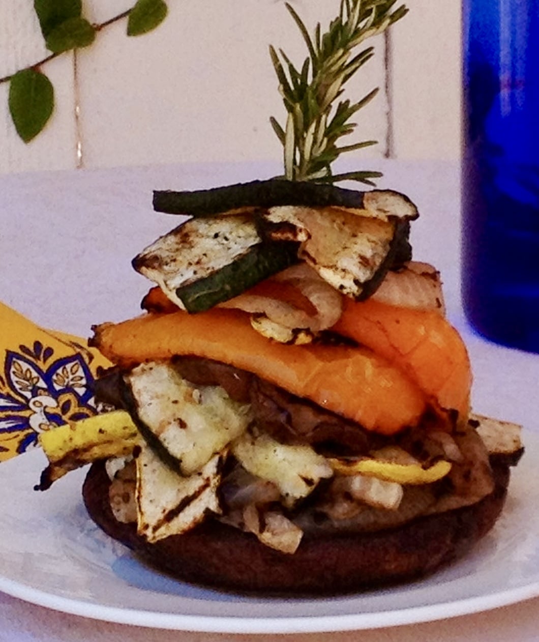 roasted vegetable stack